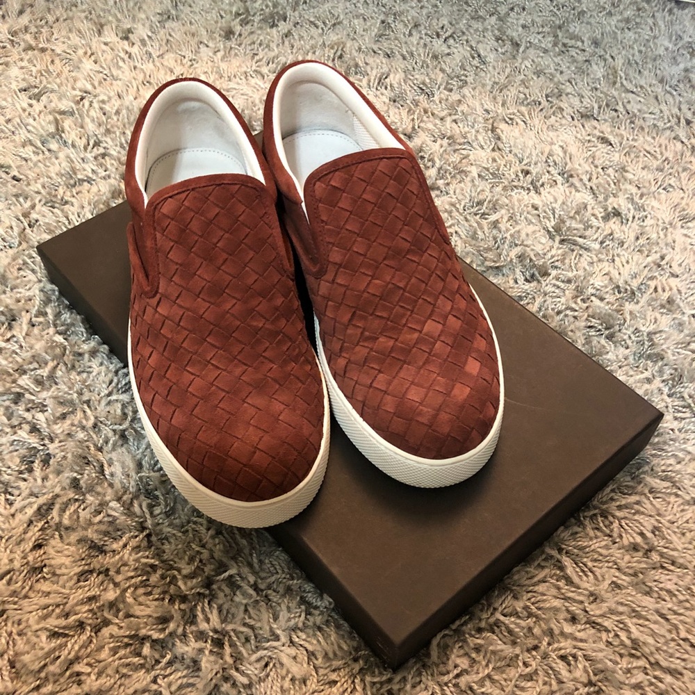 Bottega Veneta Men’s Suede Sneakers - Picture 2 of 4